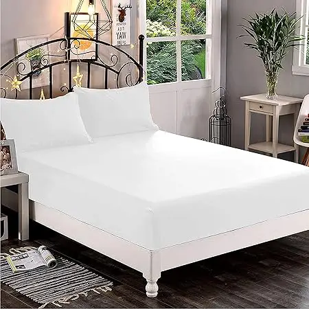 Infini Collection Premium White Fitted Sheet 100×200 with 20cm Deep ...